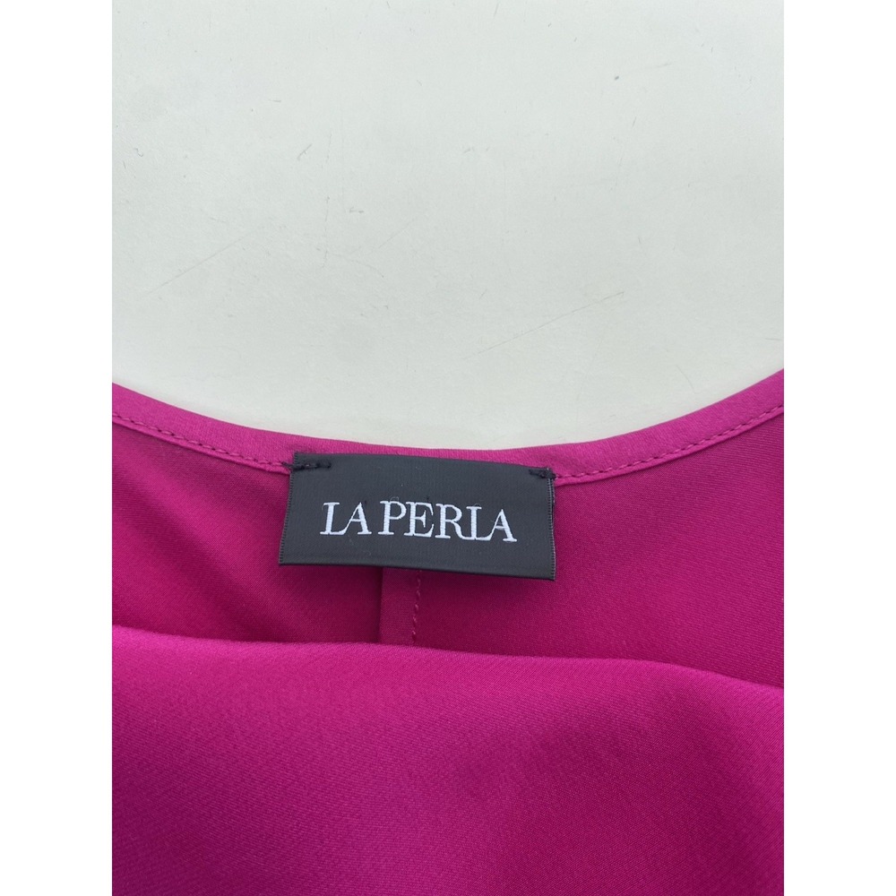 La Perla Slip Dress 100% Silk Pink Adjustable Straps Lingerie Intimate Size S - Picture 5 of 10